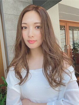 ルービック 和歌山(Rubik's) 小顔カットニュアンスカール/透明感ベージュ