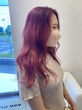 カッツ 東尾道店(CUT S) 推し活カラー！レッド