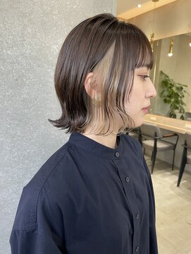 ロンド 表参道店(Lond) 【Lond表参道倉崎涼】インナーカラーが可愛い！ボブヘア