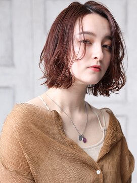 クラッチ 天王寺(CLUTCH) 大人可愛い小顔美髪ツヤ髪外国人風カラーピンクブラウンA4