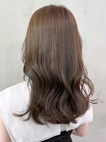 アイティーバイアルバム 藤沢店(IT by ALBUM)&nbsp;グレージュミディ_チェリーブラウンフェミニンロング_ba408711