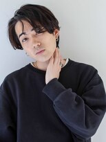 ガリカ シーム(Gallica/SEAM)&nbsp;【Gallica】色気のある艶感ニュアンスパーマ/センターパート