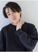 【Gallica】色気のある艶感ニュアンスパーマ/センターパート