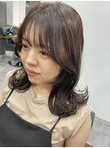 韓国ヘア×ベージュブラウン