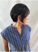 耳掛けショート20代30代40代丸みショート大人ショート
