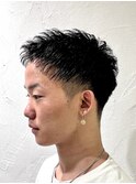 刈り上げアップバング