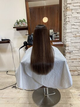 アローズ 荒尾店(arose) カラー+髪質改善トリートメントで理想の艶髪に!