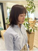 【OceanHair&Life田中愛梨】ブリーチなしベージュ顔まわりウルフ
