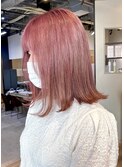 透け感ピンクベージュ