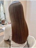大人かわいい☆美髪ナチュラルストレート♪髪質改善する縮毛矯正