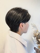 イソラヘアアトリエ(Isola hair atelier) 【Isola】韓国風センターパート×メンズ
