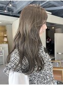 くすみカラー グレージュカラー オリーブグレージュ /林