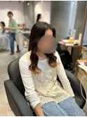 【モモカ】コテ巻き風パーマ