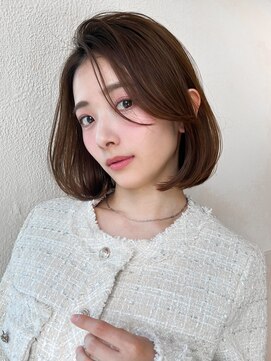 アフロート ディル(AFLOAT D'L) 2wayシースルーバング小顔顔周りレイヤー韓国ヘア20代30代