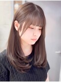 レイヤーカット ナチュラルブラウン【高崎/高崎駅/高崎駅西口】