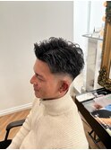 七三分け×リバースパーマ☆