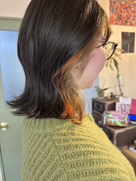 コレット ヘアー 大通(Colette hair) インナーカラー/ダブルカラー/オレンジ/ベージュ