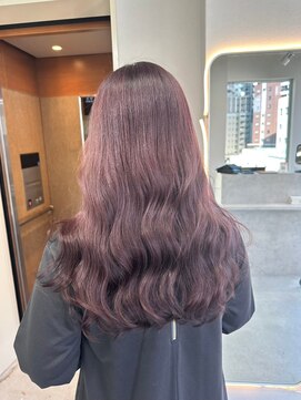 ジゼル 中津大分(GiseL) @gisel_souta ピンクラベンダー　　透明感カラー髪質改善