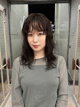 パークレーン アイス イヴェン(park lane ICI yeven) パーマ　レイヤー　レイヤーパーマ　ウルフ　韓国