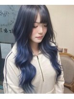 ルフレ 新宿本店2nd(Reflet)&nbsp;○ロングスタイルブルー