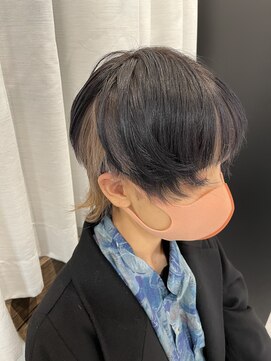 リタ ヘアメイク(Rita hair make) ブルーブラック×インナーベージュ