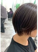 大人ショートボブ/うる美髪/似合わせカット/イメチェン/顔周り