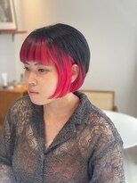 ルッチ 立川(LUCCI)&nbsp;【前迫 隆志】デザインボブ　インナーカラー