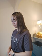 アシェルゲイト(Ascher+Gate)&nbsp;グレージュ/ブリーチなし透明感カラー