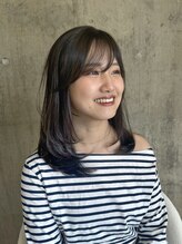 ハーフアンドハーフ(HALF and HALF)&nbsp;ワンカールレイヤー＋オリーブグレージュ