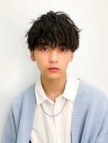 フラッグヘアー 博多駅前店(Flag HAIR) ラウンドマッシュ無造作パーマニュアンスパーマ