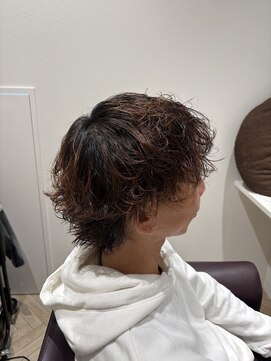 ルイマダーナ 栄店(LOUIMADNA) ツヤ感波巻きパーマ【二村】