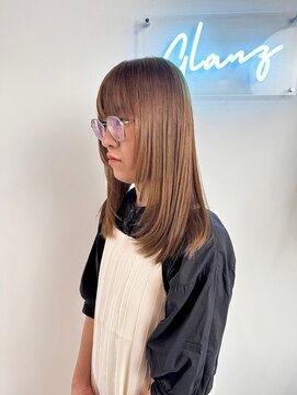 グランツ(GLANZ) サンドベージュ×顔まわりレイヤー