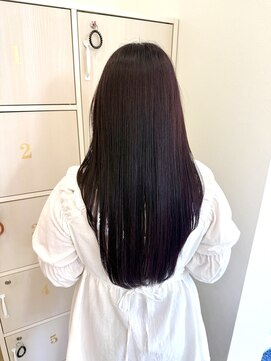 ジュエ ヘアー デザイン(Jue hair design) ダークピンクベージュ/ワンカラー/ピンクカラー/知立/20代