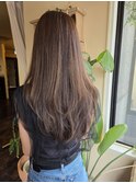ロングレイヤー×オリーブアッシュ