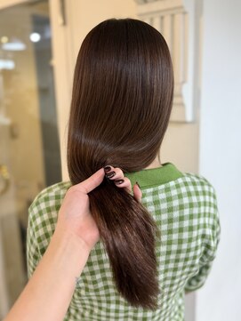 アズーア ヘアーアンドスパ(azure hair&spa) ツヤ感重視！カカオブラウン