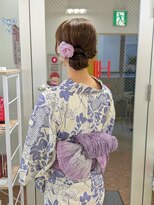ヒデ美容室&nbsp;ふんわりまとめ髪アレンジ