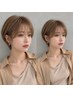 【ダメージレスブリーチ】《ショートカット+カラー+トリートメント》