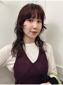 【大須/金山】ニュアンスパーマ×チェリーレッドカラー