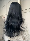 【桑原圭太】 ブリーチなしブルーブラックカラー