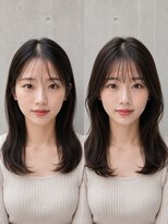 アフィーロ(ACHFILO) 20代30代大人かわいい女子 艶髪 ナチュラルボブ 前髪エクステ