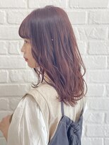 インデックスヘアーユー 錦糸町店(in'dex hair - U)&nbsp;ピンクベージュダブルカラーインナーカラーケアブリーチ錦糸町