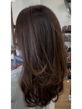 ラッキー ヘアー 北柏店(Luckey Hair)の写真/自然由来成分オーガニックカラーで低刺激、髪と頭皮にやさしく彩る鮮やかさ♪