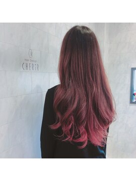 シェリール(CHERiR) グラデーション・インナーピンク☆