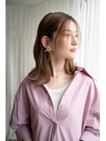 マグノリア オモテサンドウ(MAGNOLiA Omotesando)&nbsp;ぱらっと前髪の柔らかストレートパーマ・・・担当KAYO