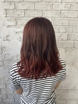 プライズ 池袋店(prize)&nbsp;ピンクグラデーションデザインカラーケアブリーチ池袋7079