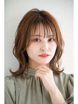 ブレラ ヘアー デザイン(Brella hair design) 「Brella hair design」　外ハネ×ミルキーベージュ