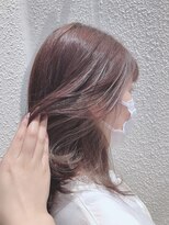 タエビスアリッサム(Taebis Alyssum) ピンクアッシュ/ベージュインナーカラー/イルミナカラー北習志野