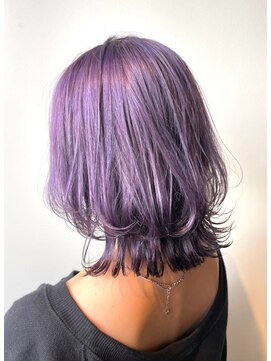 テイラー(Taylor) 【Taylor 大宮】ギャラクシーバイオレット×ボブウルフ