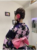 【麻布十番】浴衣サイドヘアアレンジ♪
