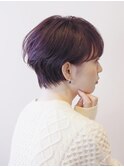 ショートカット/マッシュショート/耳かけ/くびれ/30代/40代/梅田